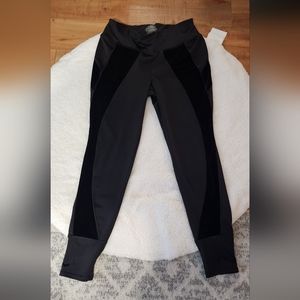 AVIA Workout Pants Velvet Accents